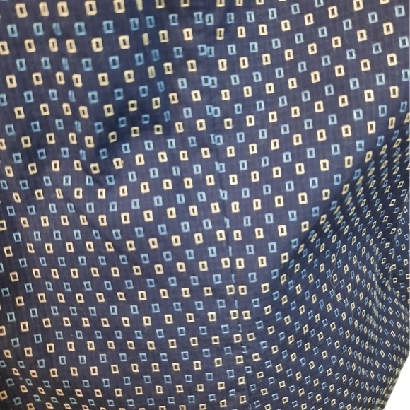 Satch Collared Dress Shirt Button Down Slim Fit Long Sleeve Geometric‎ - Picture 8 of 9